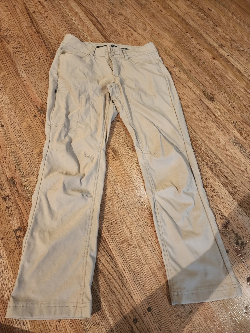 Prana Women's Khaki Straight-Leg Chinos
